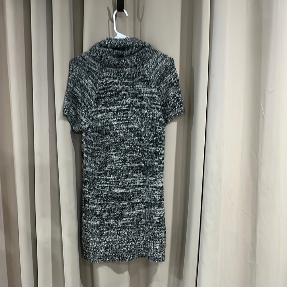 No Boundaries Black and White Knit Mini Dress - Picture 3 of 3